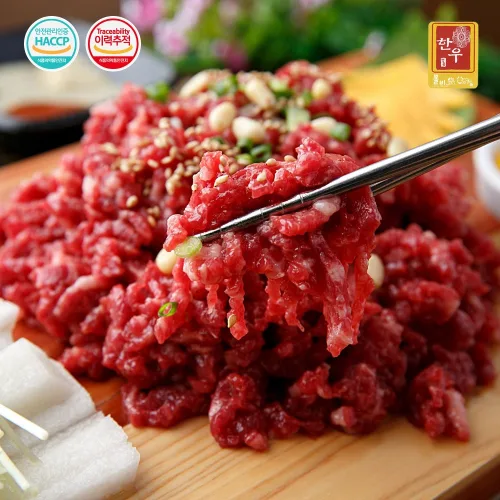폴비락 한우 1등급 육회200g(냉장)(간장소스), 200g, 2개