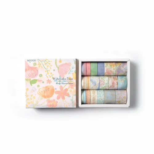 빈티지 마스킹 테이프 A 타입 세트 (Vintage masking tape A type set), 1개