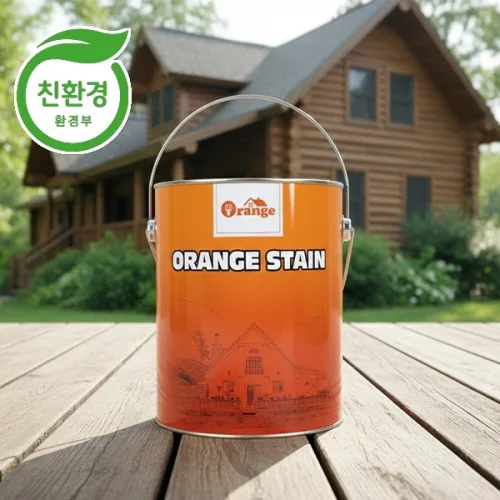 오렌지 오일스테인,우드스테인,방부목페인트 (3.5L), 1개