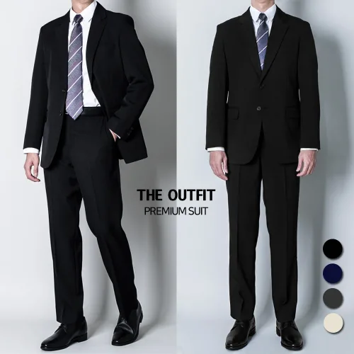 디아웃핏 남성 정장세트 사계절 캐주얼 기본 수트 면접 결혼식(S~4XL)