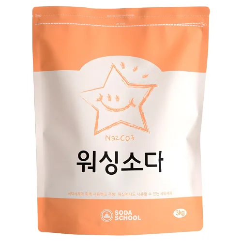 소다스쿨 워싱소다 세탁세제, 3kg, 1개