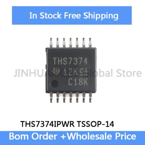 10개 THS7374IPWR 비디오 증폭기 칩 패키지 TSSOP-14 IC 도매 재고 있음