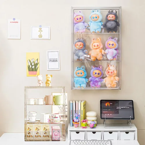 HK sell 카이저 무타공 벽걸이 디스플레이 피규어 보관함 60cm 마그네틱 도어 진열 케이스, 1개