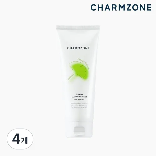 참존 징코 내츄럴 클렌징 폼, 4개, 200ml