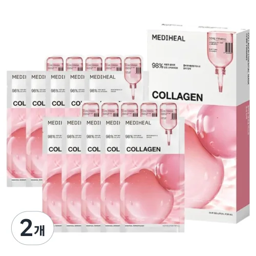 메디힐 콜라겐 에센셜 마스크 코어 탄력 240ml, 2개, 10개입