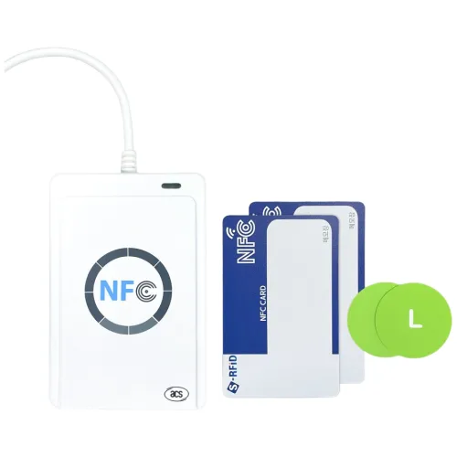 NFC 리더기 SDK 제공 RF 리더 RFID 리더기 ACR 122, 흰색, ACR-122(No.58R), 1개