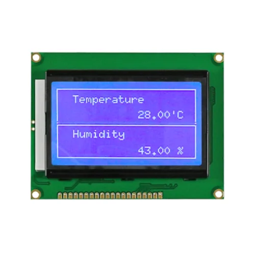 아두이노 그래픽 LCD 128x64 5V동작 블루 백라이트 모듈 / Arduino 12864, 1개