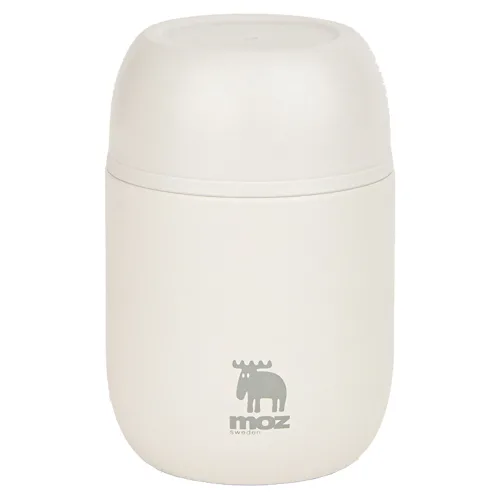 MOZ 스웨덴 포스코 316 스텐 푸드자 보온 도시락 보온 죽통 480ml, 라이트그레이, 1개, 480ml