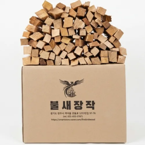 불새장작 참나무 인공건조 캠핑용장작 잘마른장작, 1박스, 20kg