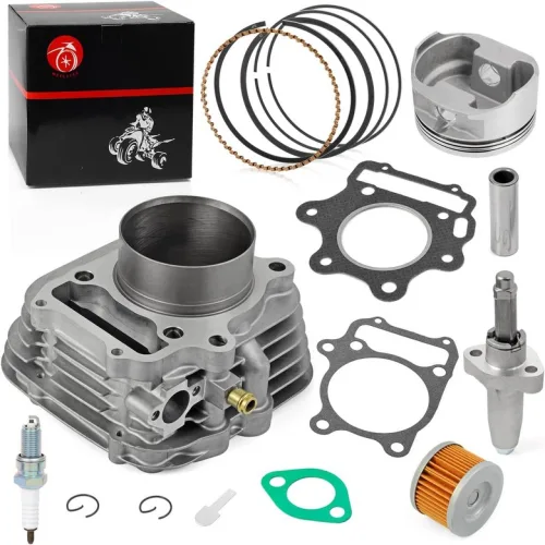 MOTO 1988 80mm 빅 보어 탑 엔드 실린더 리빌드 키트 피스톤 링 텐셔너 1993-2008 혼다 TRX300EX TRX 300EX 스포츠랙스 300용