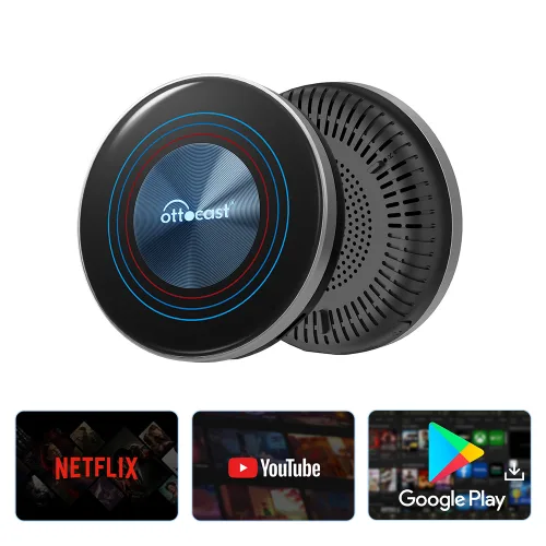 오토캐스트 BMW 전용 AI 박스 Android 13 지원 차량용 스틱 PC 넷플릭스 유튜브 등 재생 지원, 블랙, i3