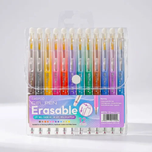 코지로움 지워지는 펜 젤펜 볼펜 세트 0.5mm, 1개, 12색