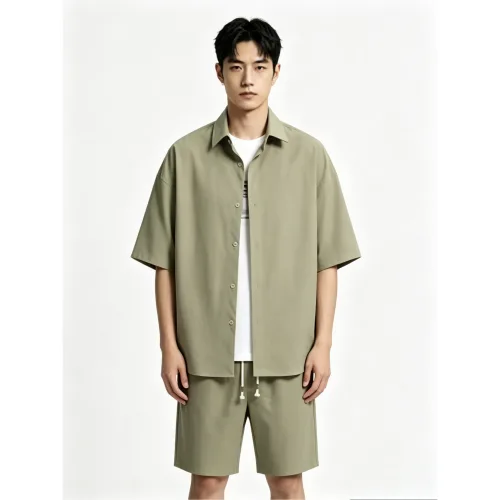 스타일닥터 남성 여름 셔츠 슈트 루즈핏 데일리 상하세트