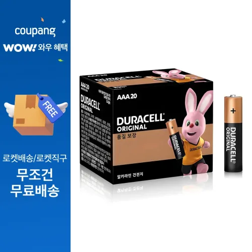 듀라셀 오리지널 AAA 건전지, 20개입, 1개
