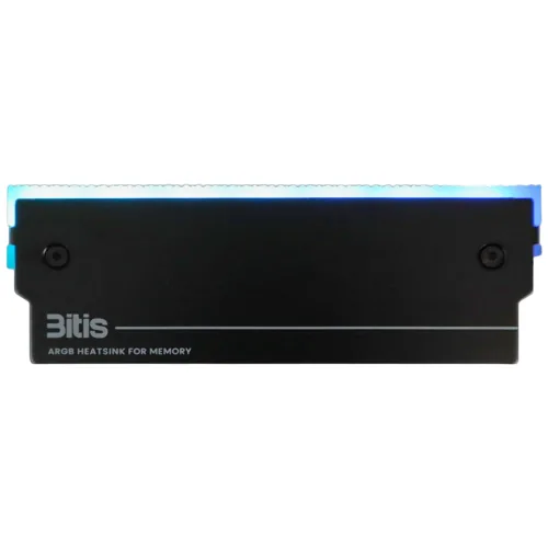 비티즈 DDR4 DDR5 메모리 램 방열판 히트싱크 P104 LED ARGB, 블랙, 2개, P104