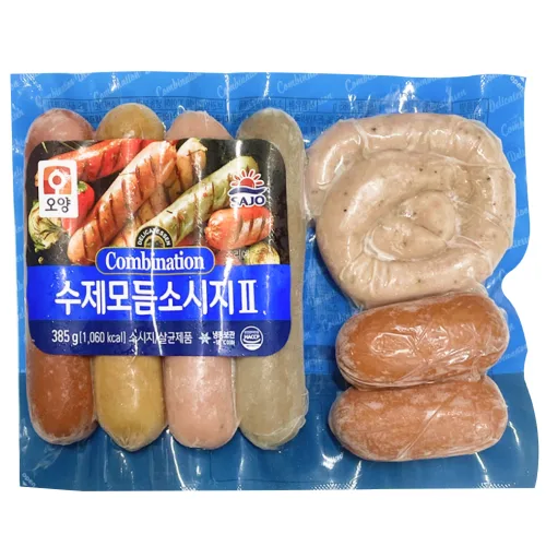 [먹고사는이야기] 사조오양 수제모듬소세지 385g 냉동, 385g, 20개