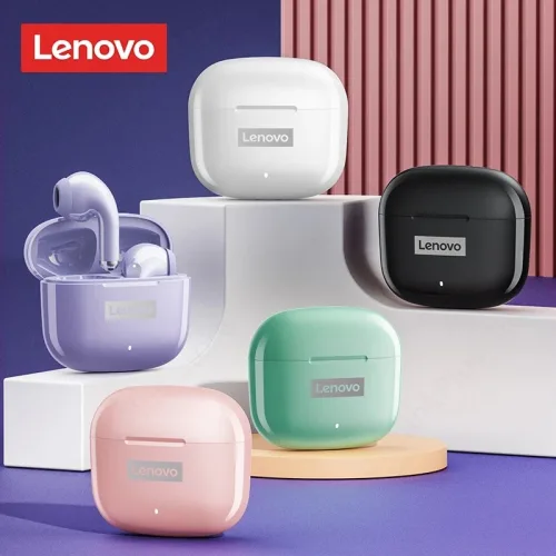 레노보 thinkplus LP40 Pro TWS 무선 헤드폰 Bluetooth 5.1 모션 노이즈 감소 헤드셋은 Android 및 iOS와 호환