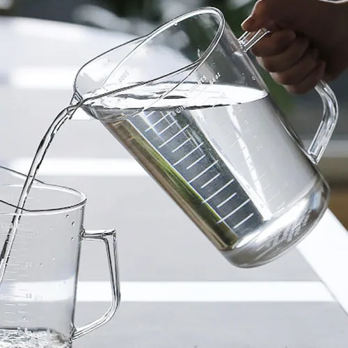 업소 가정용 계량컵 이유식 PC 플라스틱 비커, 250ml, 1개