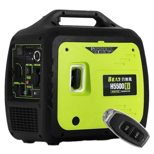 베어젠 원격자동시동 발전기 소형 저소음 4kw 4500w 캠핑용 휴대용 발전기, 1개
