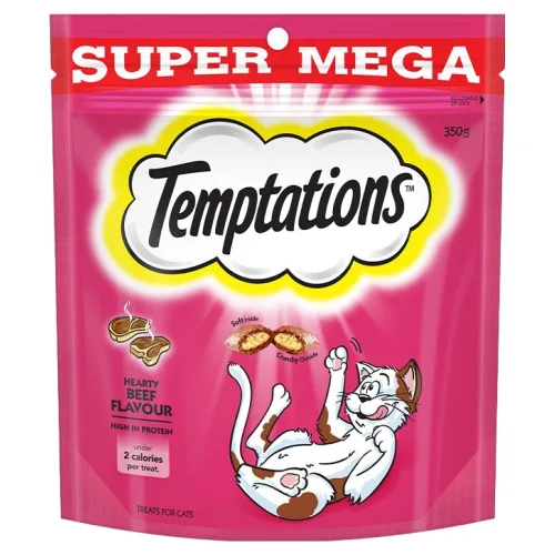템테이션 고양이 풍미가득 간식, 소고기맛, 350g, 1개