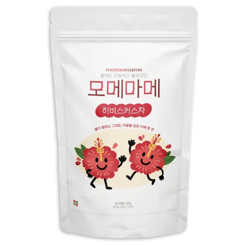 히비스커스 차 티백 100% 꽃차 히비스커스차 삼각티백, 1개, 50개입, 1g