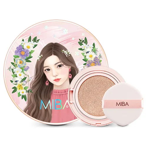 미바 이온칼슘 더블 쿠션 파운데이션 알엑스 본품 25g + 리필 25g, 21호 화사한피부, 1개