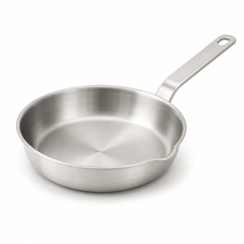 CookBuddy 316 스텐 통5중 이유식팬 미니 후라이팬, 인덕션 가스레인지 겸용, 1개, 14cm