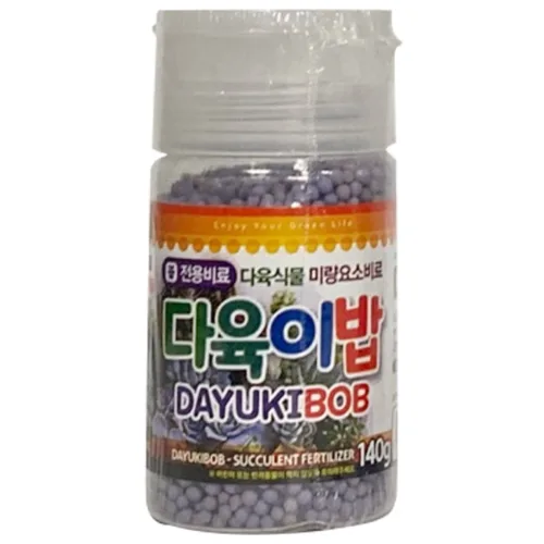 다육이밥 다육식물 미량요소비료 분재용 분갈이 식물영양제, 140g, 1개