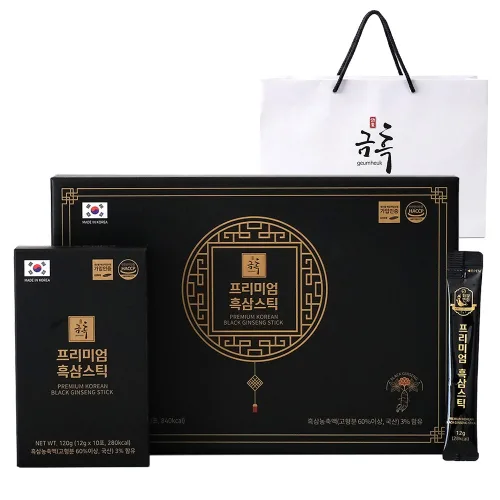 금흑 프리미엄 흑삼 스틱 (12gX30포), 1박스, 360g