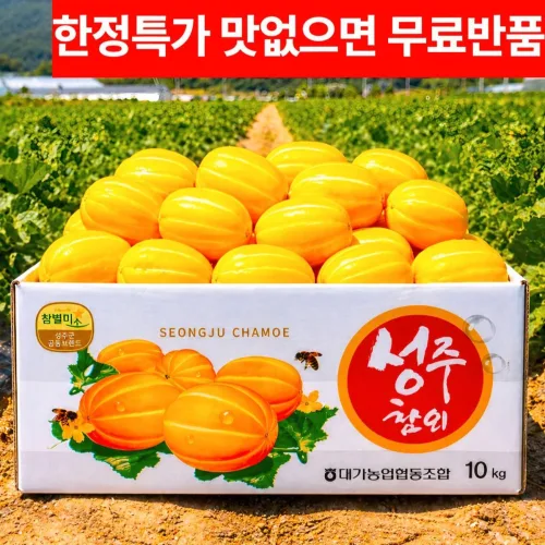 [마지막초특가] 당일수확 벌꿀맛 성주 꿀참외