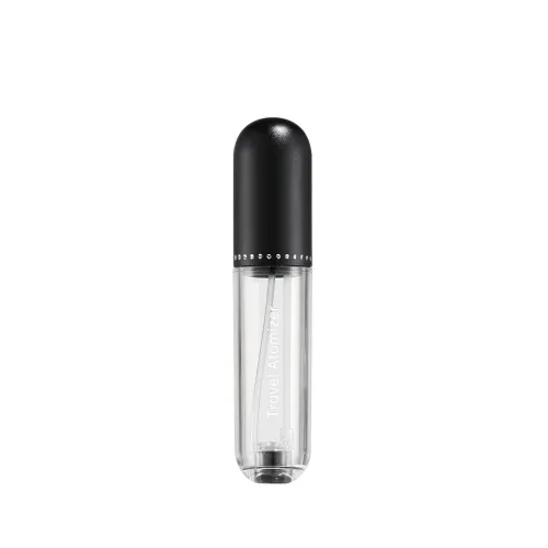 휴대용 향수병, 바닥에서 직접 충전 가능, 휘발이 적음 5ml, 1개, 검은색