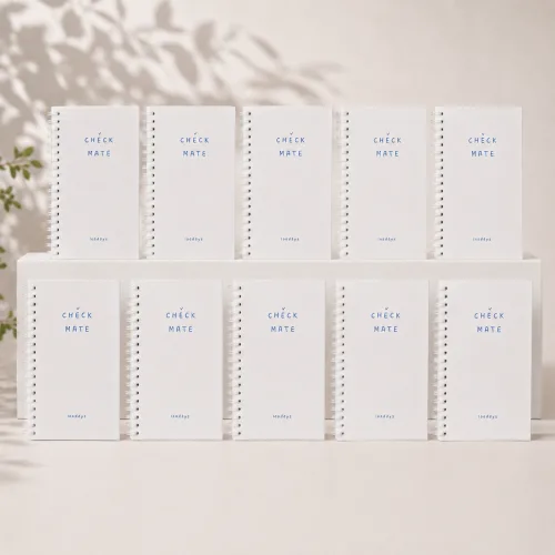 컬러미블루 체크메이트 플래너, 단일 색상, 10개