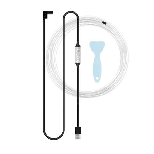 USB 차량 실내 분위기등 LED 무드등 손쉬운 설치, 1세트, 3m