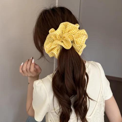 모미엘 화사한 프리미엄 스크런치 풍성한 왕곱창 빅사이즈 대형 머리끈