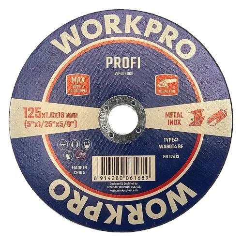 워크프로 절단석 125mm 50p 세트 WP406060, 1세트