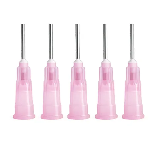 철공자 접착제 노즐 18G 공업용 주사기바늘 플라스틱바늘, 5세트