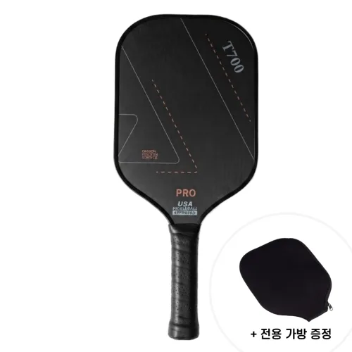 피클펄스 USAP 공인 프리미엄 피클볼라켓 T700(카본 섬유) 피클볼패들 피클볼세트, 1세트, 01. T700 카본 엣지 블랙 에디션(+가방_