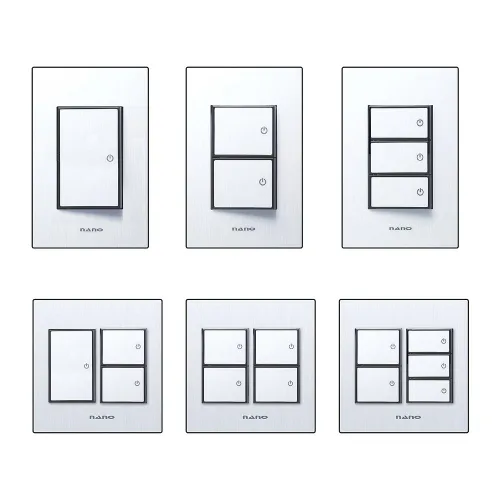 나노전기 아트2 스위치 블랙 1구 2구 3구 4구 5구 6구 단로 1로, 1개