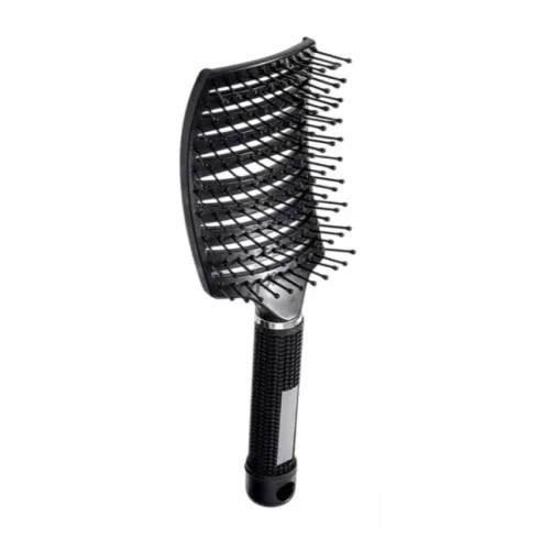 트리에 뿌리 헤어 브러쉬 볼륨 빗, 1개, 블랙