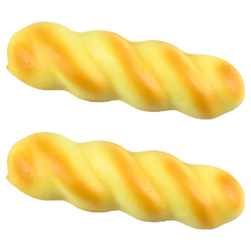 토이토 꽈배기 스퀴시, 옐로, 2개