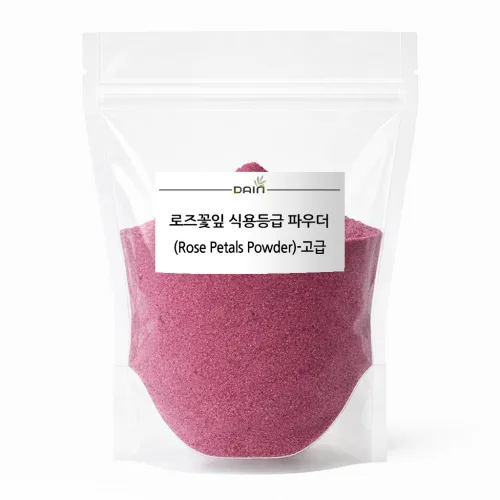 [다인] 로즈꽃잎 식용등급 파우더(Rose Petals Powder)-고급 장미분말, 1개