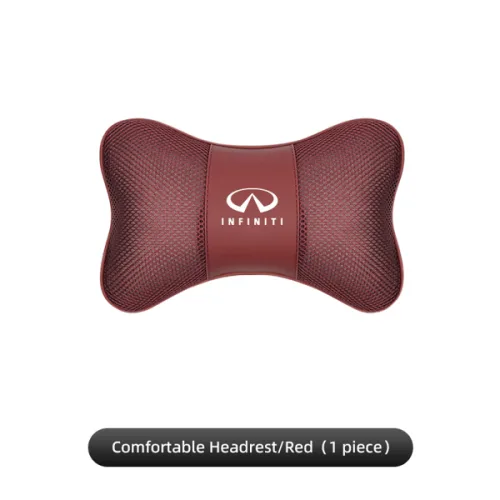 인피니티 QX80 QX60 QX50 QX65 QX55 Q60 Q70L QX30 Q50 QX70 Q30 Q70 EX FX JX용 아이스 실크 자동차 시트 헤드레스트 목베개