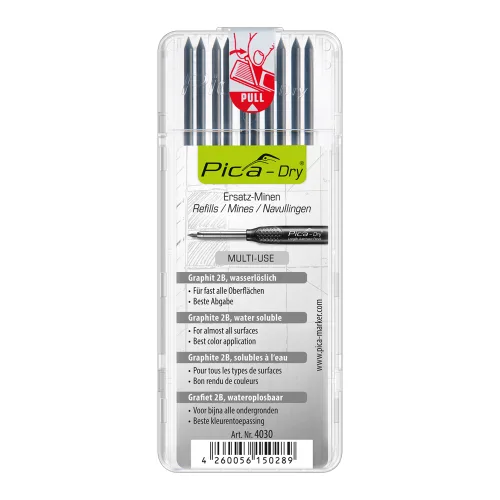 (공식) 피카마커 피카 드라이 3030 전용 리필심 2.8mm, 흑연2B(4030)