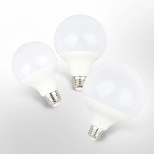 룩스램 LED 볼구 볼전구 볼램프 15W, 25개, 주백색