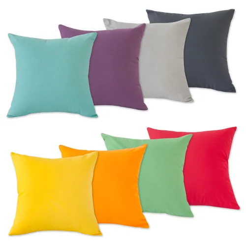 스타일공간 단색 옥스포드 쿠션커버