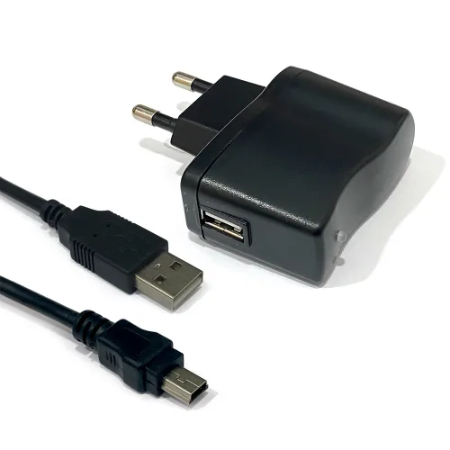 5V 1A 충전기 + 미니5핀 케이블 구형 디카 mp3 pmp 충전기 선풍기 LED스탠드 라디오 usb2.0 미니USB 포트, 1개