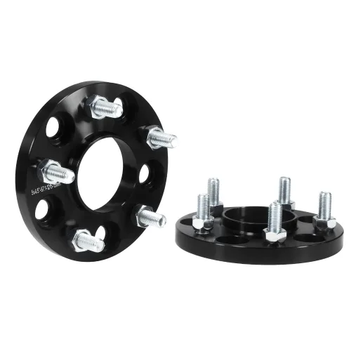 JiiinMiiin 휠허브스페이서 15mm 20mm 25mm 현대 기아 호환 15mm, 블랙, 2개