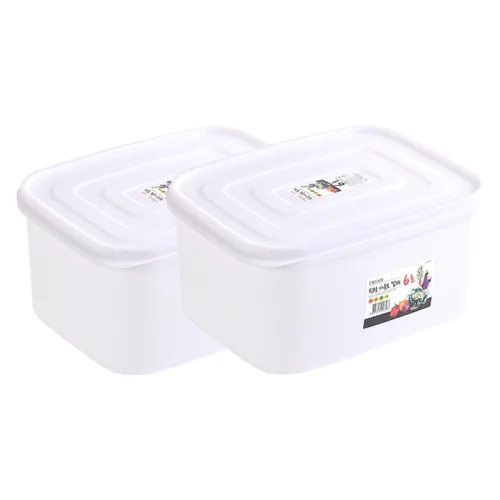 업소용 사각 탱크 백밀폐락 용기 6호, 9L, 2개