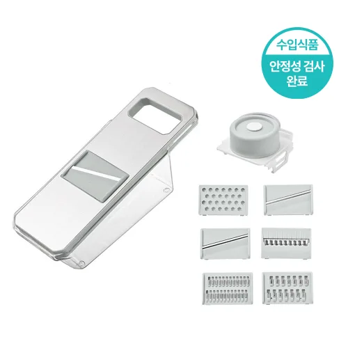 304 스테인리스 슬라이서 채칼 세트, 1개, 혼합색상