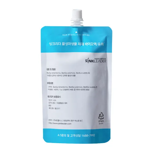 싱크리더 818 미생물 바이오액 300ml SI-818 1개 단품 음식물처리기 전용 미생물, 무색, 300ML